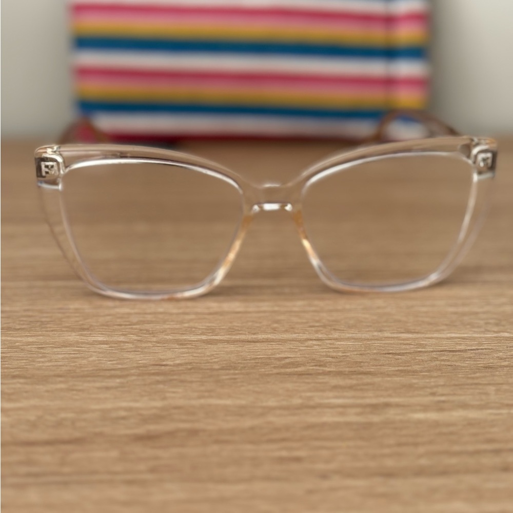 OVERSIZED CLEAR BLUE LIGHT READING GLASSES